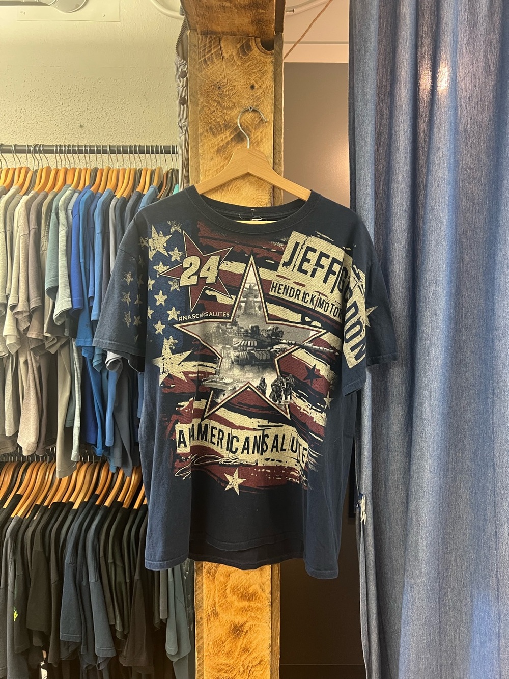Vintage Jeff Gordon Navy Graphic T-shirt